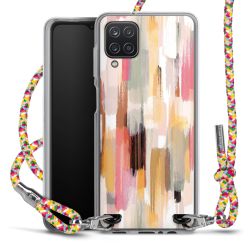 New Carry Case Transparent Stoff colourful/silber