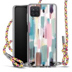 New Carry Case Transparent Stoff colourful/silber