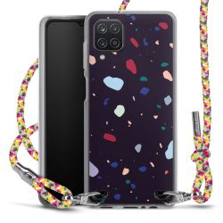 New Carry Case Transparent Stoff colourful/silber