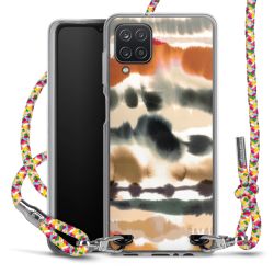 New Carry Case Transparent Stoff colourful/silber