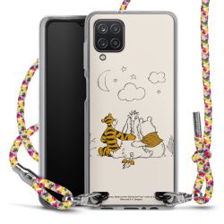 New Carry Case Transparent Stoff colourful/silber