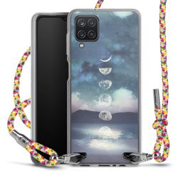 New Carry Case Transparent Stoff colourful/silber