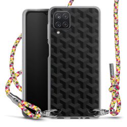 New Carry Case Transparent Stoff colourful/silber