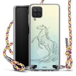 New Carry Case Transparent Stoff colourful/silber