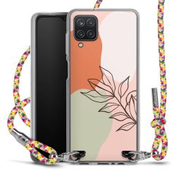 New Carry Case Transparent Stoff colourful/silber