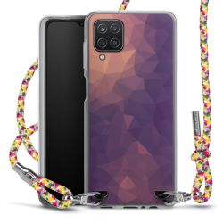 New Carry Case Transparent Stoff colourful/silber