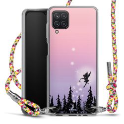 New Carry Case Transparent Stoff colourful/silber