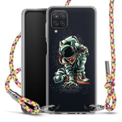 New Carry Case Transparent Stoff colourful/silber