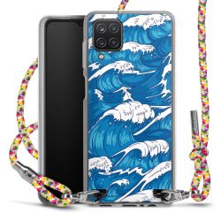 New Carry Case Transparent Stoff colourful/silber