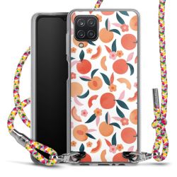 New Carry Case Transparent Stoff colourful/silber