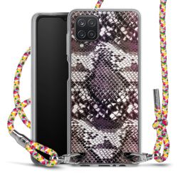 New Carry Case Transparent Stoff colourful/silber