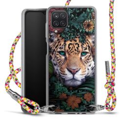 New Carry Case Transparent Stoff colourful/silber