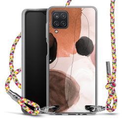 New Carry Case Transparent Stoff colourful/silber