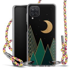 New Carry Case Transparent Stoff colourful/silber