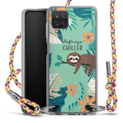 New Carry Case Transparent Stoff colourful/silber