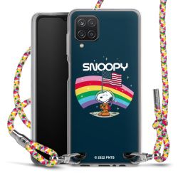 New Carry Case Transparent Stoff colourful/silber