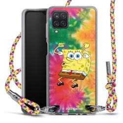 New Carry Case Transparent Stoff colourful/silber