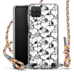 New Carry Case Transparent Stoff colourful/silber