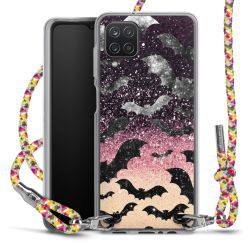 New Carry Case Transparent Stoff colourful/silber