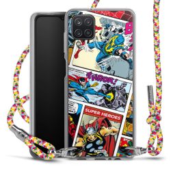 New Carry Case Transparent Stoff colourful/silber