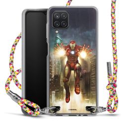 New Carry Case Transparent Stoff colourful/silber