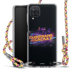 New Carry Case Transparent Stoff colourful/silber