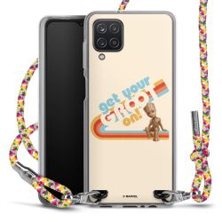 New Carry Case Transparent Stoff colourful/silber