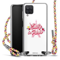 New Carry Case Transparent Stoff colourful/silber