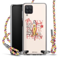 New Carry Case Transparent Stoff colourful/silber