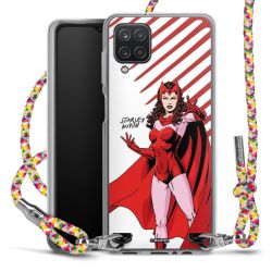 New Carry Case Transparent Stoff colourful/silber