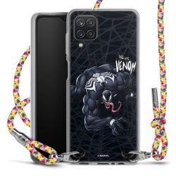 New Carry Case Transparent Stoff colourful/silber