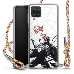 New Carry Case Transparent Stoff colourful/silber