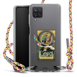 New Carry Case Transparent Stoff colourful/silber