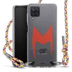 New Carry Case Transparent Stoff colourful/silber