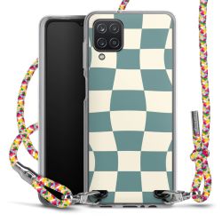 New Carry Case Transparent Stoff colourful/silber