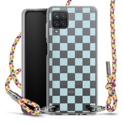 New Carry Case Transparent Stoff colourful/silber