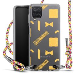 New Carry Case Transparent Stoff colourful/silber