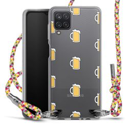 New Carry Case Transparent Stoff colourful/silber