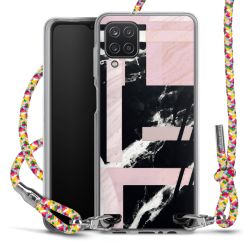 New Carry Case Transparent Stoff colourful/silber