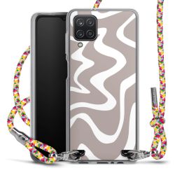 New Carry Case Transparent Stoff colourful/silber