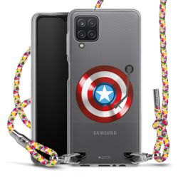 New Carry Case Transparent Stoff colourful/silber