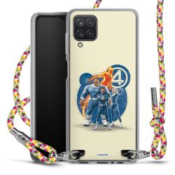 New Carry Case Transparent Stoff colourful/silber