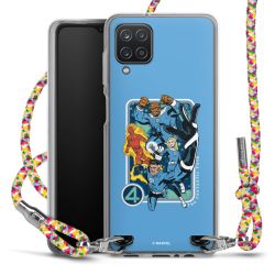 New Carry Case Transparent Stoff colourful/silber