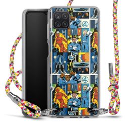 New Carry Case Transparent Stoff colourful/silber