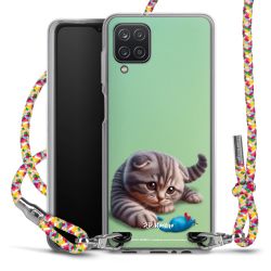 New Carry Case Transparent Stoff colourful/silber