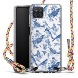 New Carry Case Transparent Stoff colourful/silber