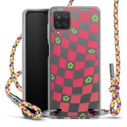 New Carry Case Transparent Stoff colourful/silber