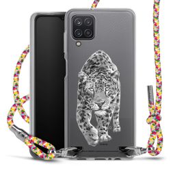 New Carry Case Transparent Stoff colourful/silber