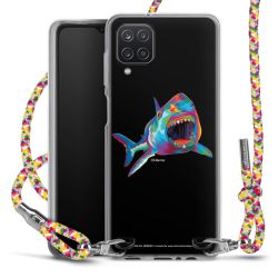 New Carry Case Transparent Stoff colourful/silber