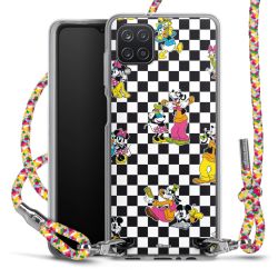 New Carry Case Transparent Stoff colourful/silber